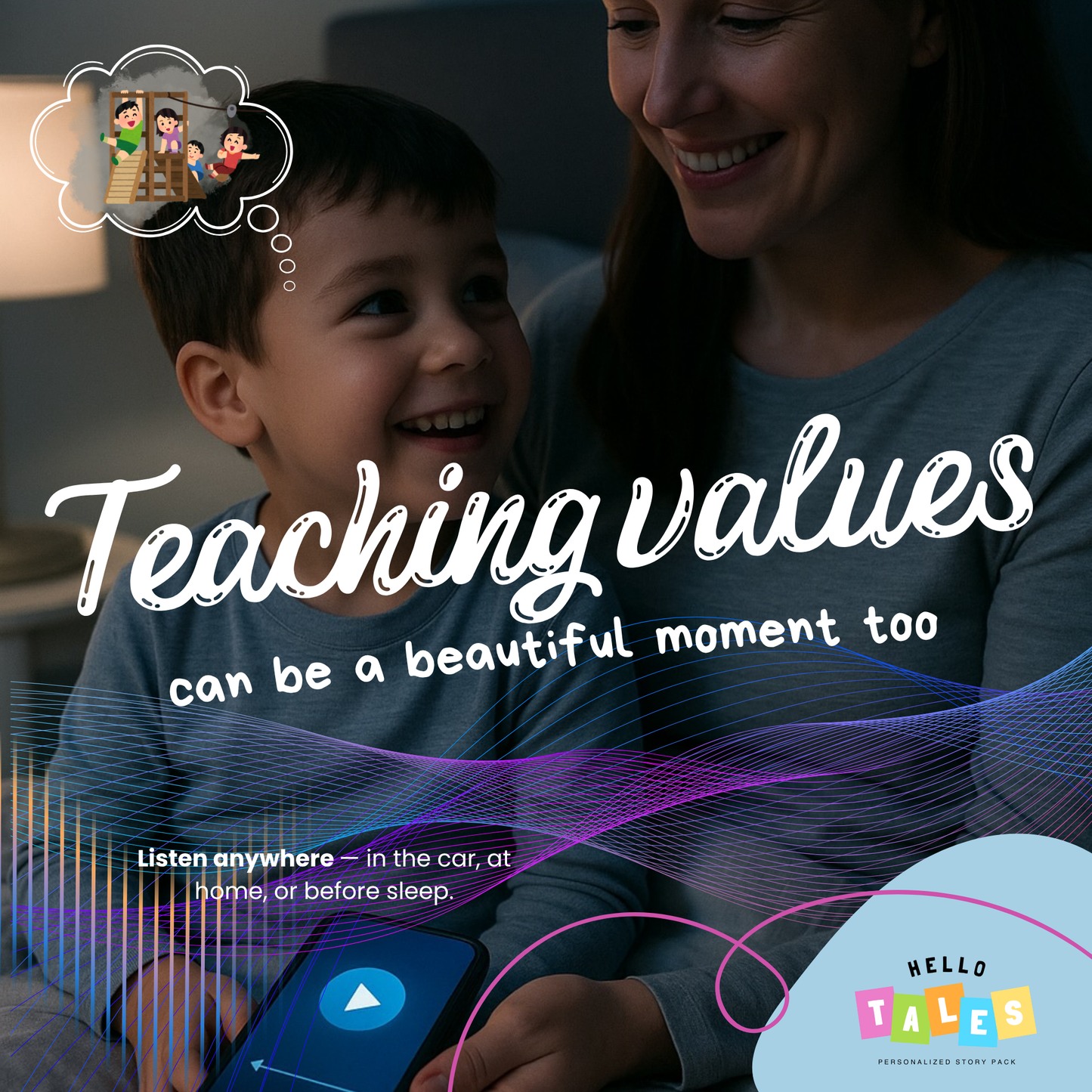 Personalized Audio Stories and Songs for Kids